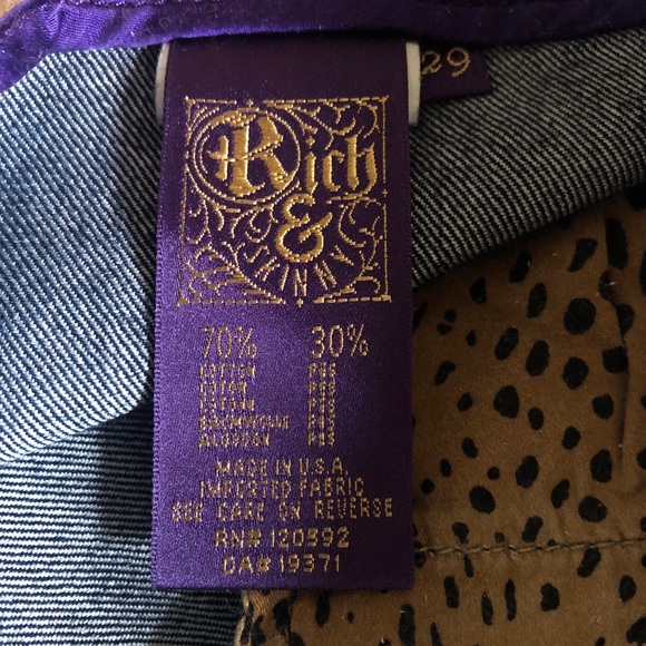 Rich & Skinny High Waist Flare Jeans. SZ 29 - Picture 5 of 10